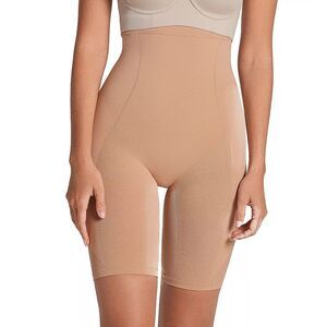 Leonisa NWT SkinFuse Invisible High Waist-to-Thigh Body Shaper Beige Large